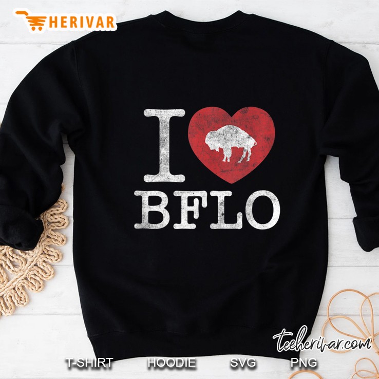 I Love Buffalo Shirt - Vintage New York Shirt With Bison Tank Top Sweatshirt