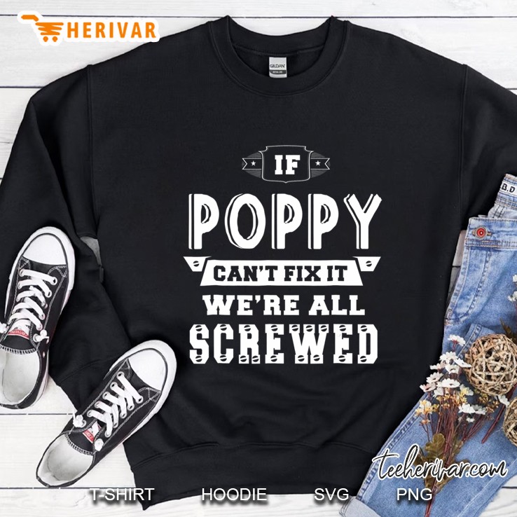 If Poppy Can't Fix It We're All Screwed Grandpa Men Mugs