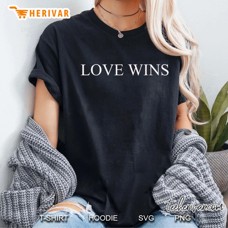 Love Wins Peace Hoodie