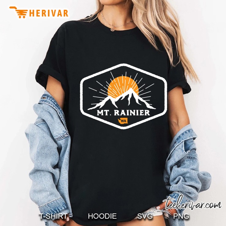 Mt Rainier National Park Washington - Mt Rainier Ladies Tee