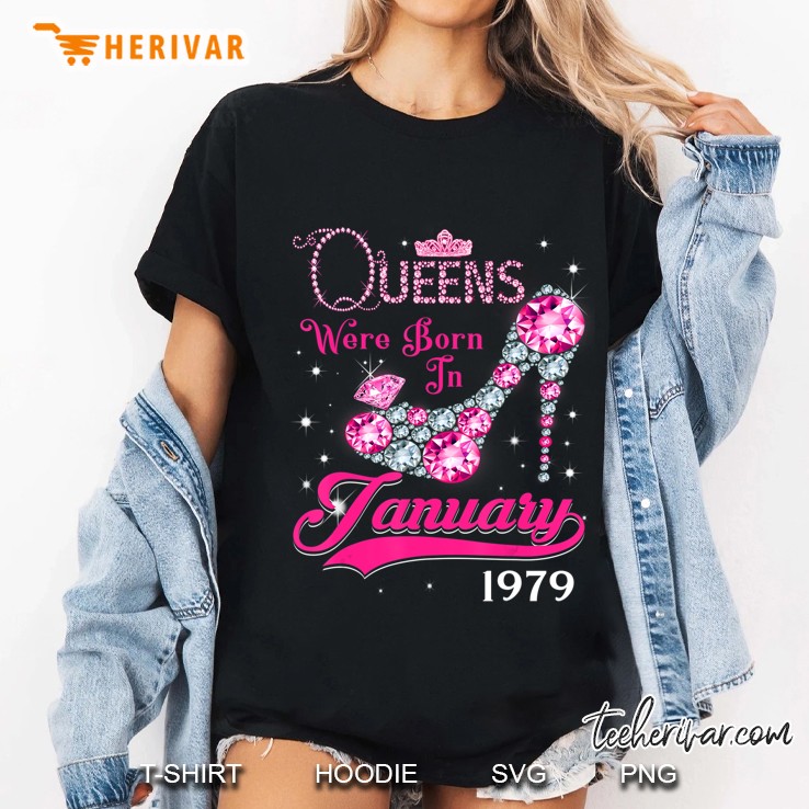 Queens 41St Birthday Gift Queens Are Born In January 1979 Ver2 Hoodie