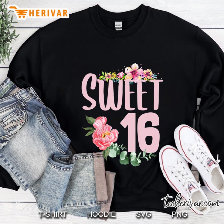 Sweet Sixteen Birthday Party Gift I Custom Sweet 16 Ver2 Sweatshirt