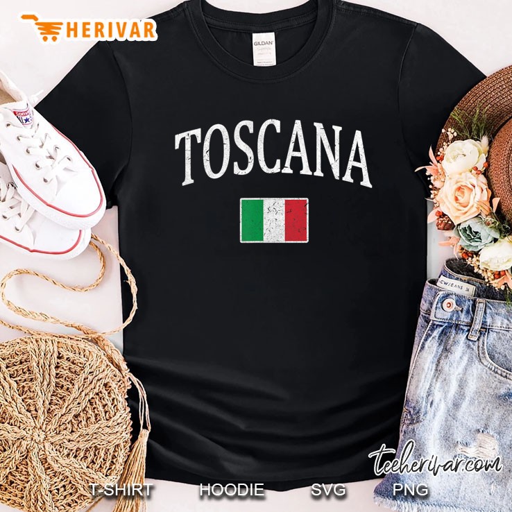 Tuscany Toscana Italy Italian Flag Tourist Shirt