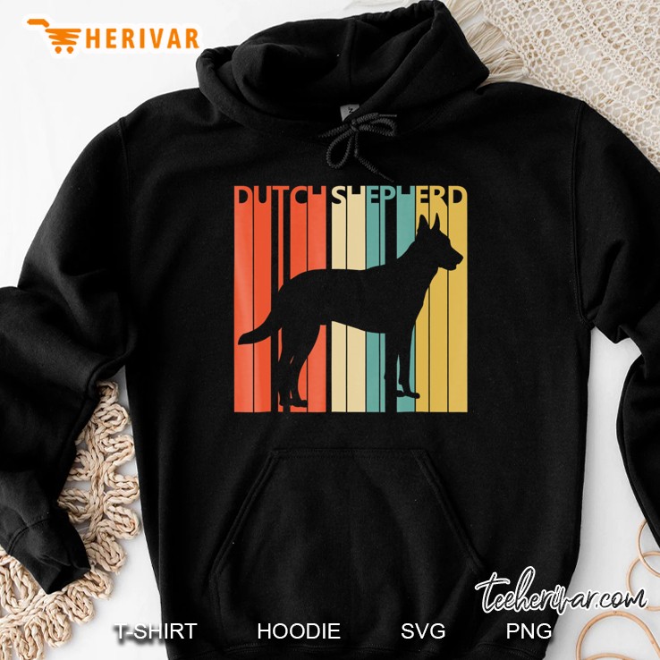 Vintage Dutch Shepherd Dog Hoodie