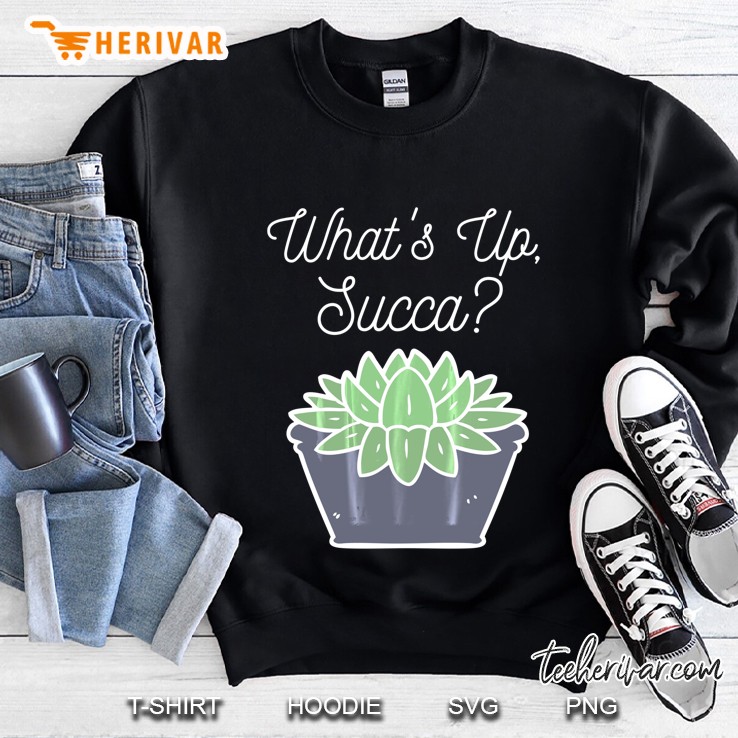 What Up Succa Succulent Lover Funny Pun Mugs