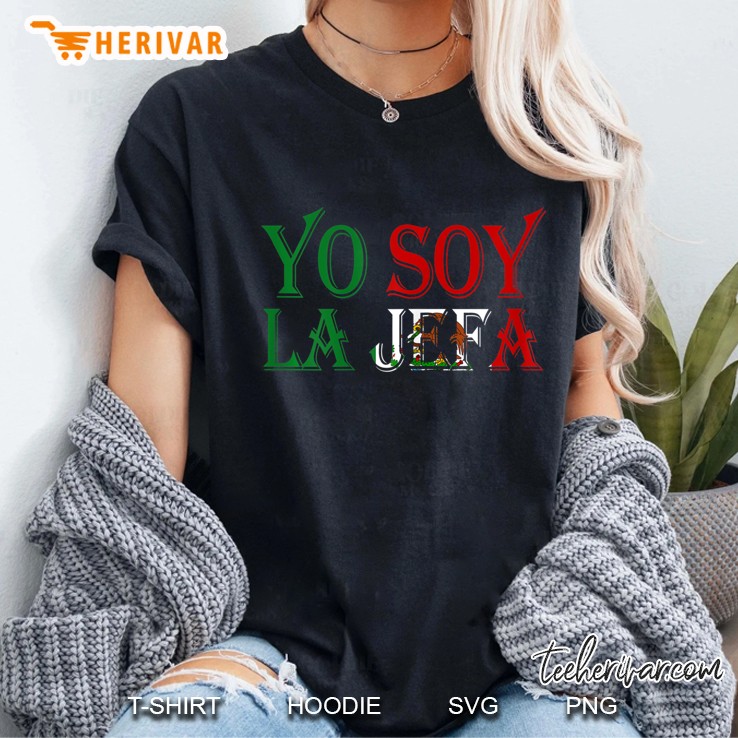 Womens Yo Soy La Jefa Mexican Map The Boss In Spanish S Ladies Tee