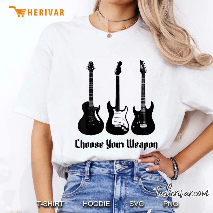 Choose Your Weapon Guitars Ladies Tee