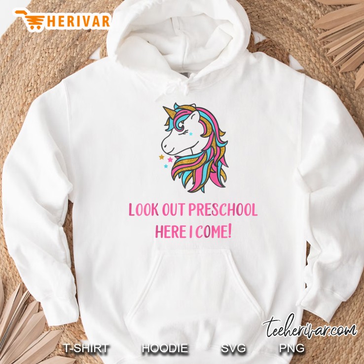 Kids Unicorn Look Out Preschool Here I Come For Girls Mugs