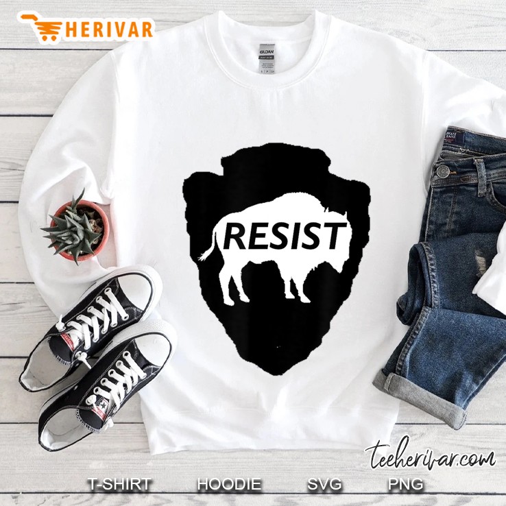 National Parks Public Land Resist Buffalo Arrow Head Shirt Sweatshirt