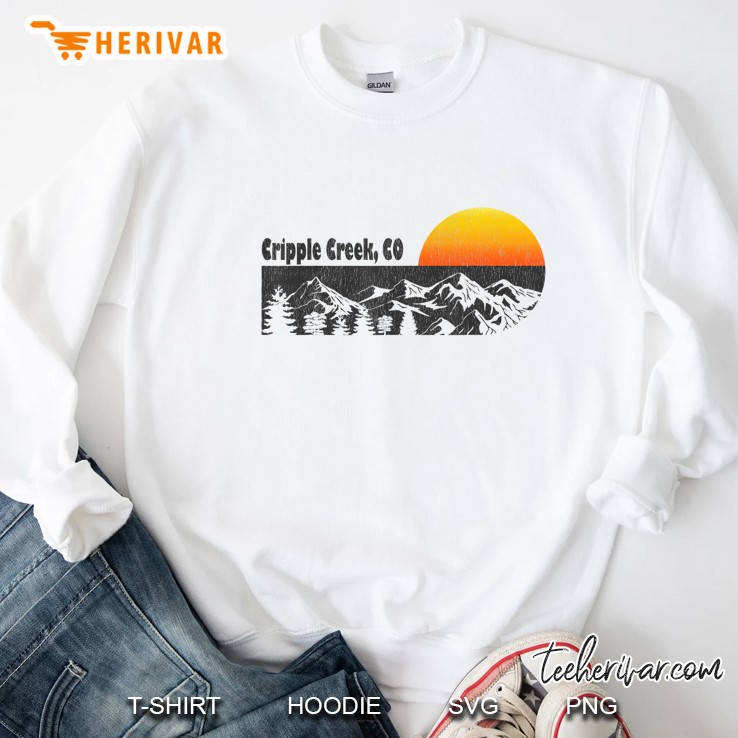 Retro Cripple Creek Colorado Sweatshirt
