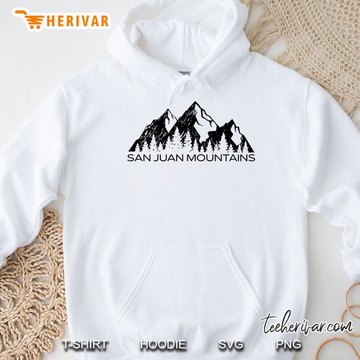 San Juan Mountains Colorado New Mexico Souvenir Gift Pullover Hoodie