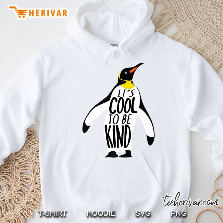 Teacher Shirt It's Cool To Be Kind, Penguin Gift And Shirt Mugs