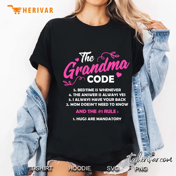 The Grandma Code Bedtime Is Whenever The Answer Is Always Yes Hoodie