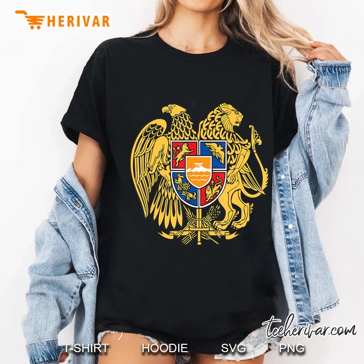 Armenian Coat Of Arms Armenia Country Graphic Tee Hoodie