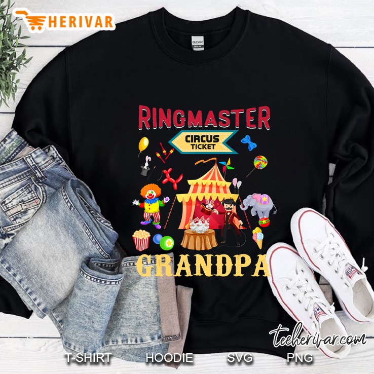 Cute Ringmaster Grandpa Tshirt Circus Carnival Theme Party Mugs