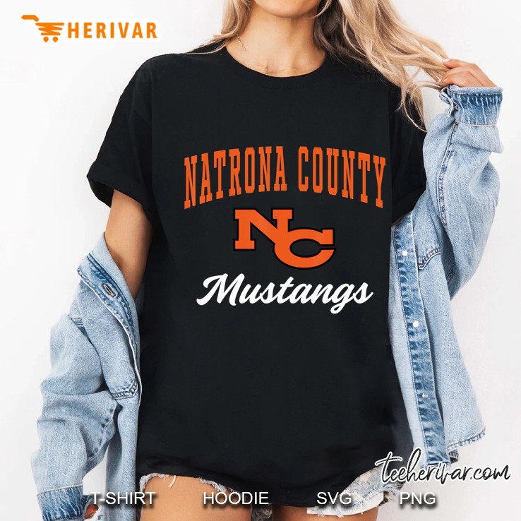 Natrona County High School Mustangs C3 Ver2 Ladies Tee