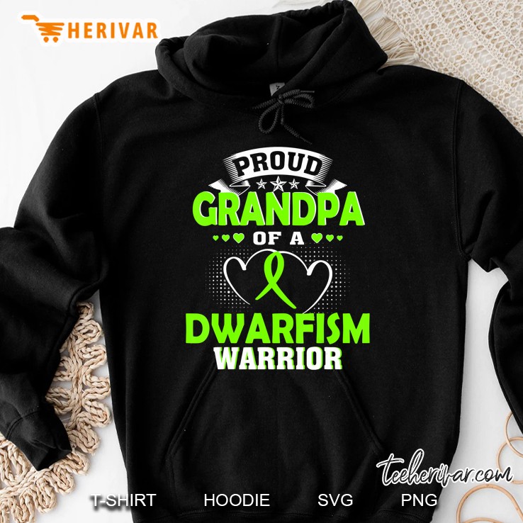 Proud Grandpa Of A Dwarfism Warrior Hoodie