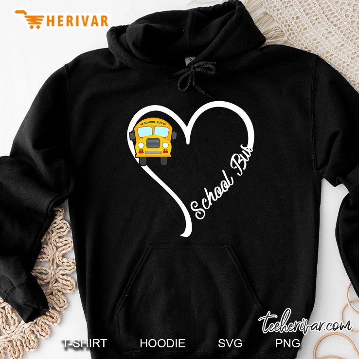 School Bus Driver Heart - Tshirt Mugs