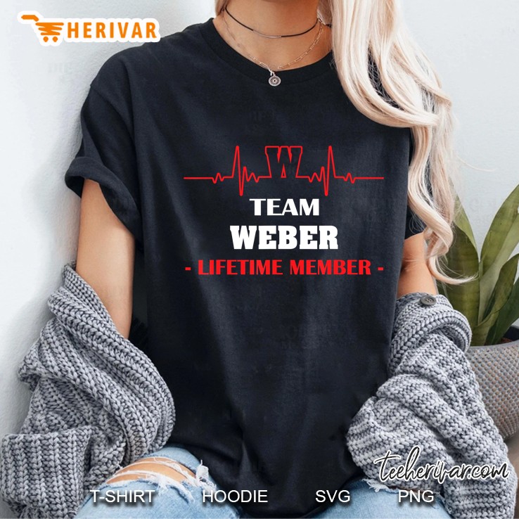 Team Weber Lifetime Member Blood Completely Family Ladies Tee
