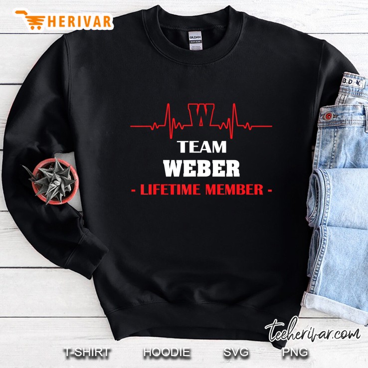 Team Weber Lifetime Member Blood Completely Family Sweatshirt