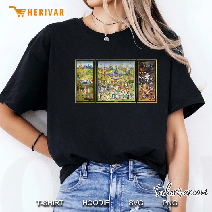 The Garden Of Earthly Delights Hieronymus Bosch Ladies Tee