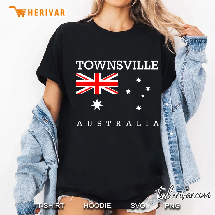 Townsville Australia Flag Ladies Tee