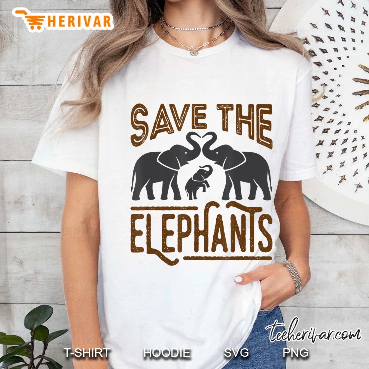 Protect Wildlife - Save The Elephants Hoodie