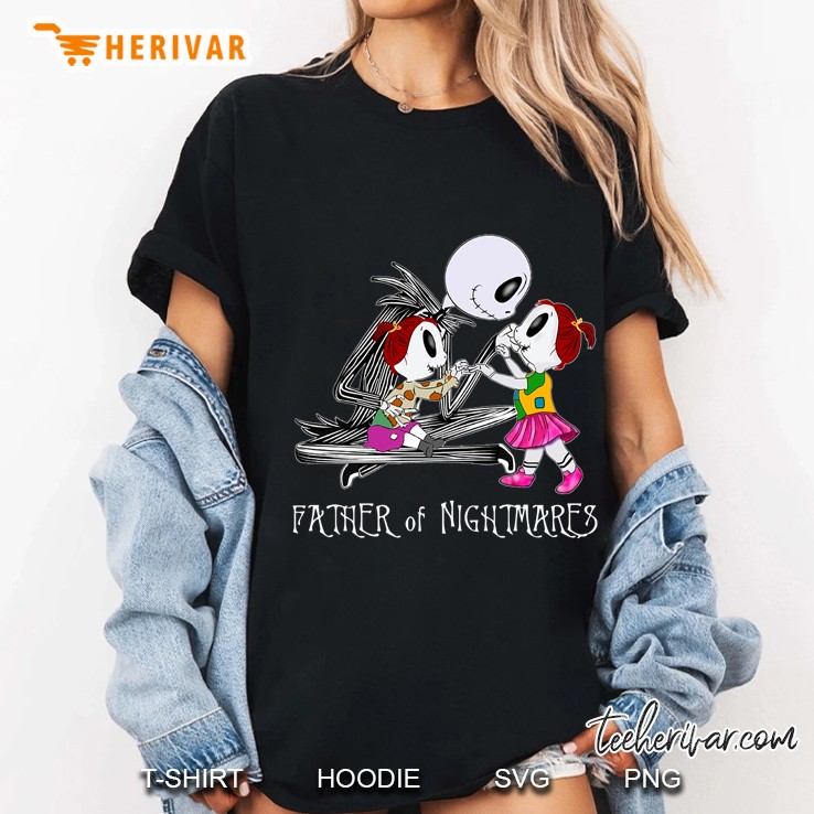 Father Of Nightmares Jack Skellington Version Ladies Tee