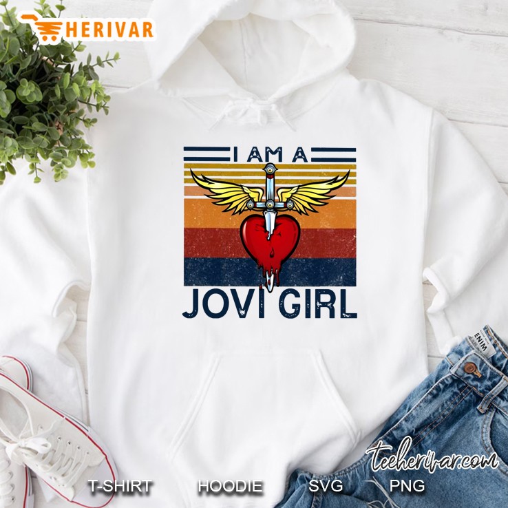 I Am A Jovi Girl Vintage Version Hoodie