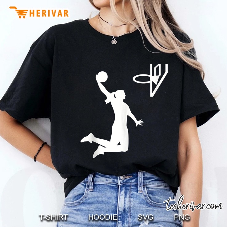 Basketball Girl Woman Ladies Tee