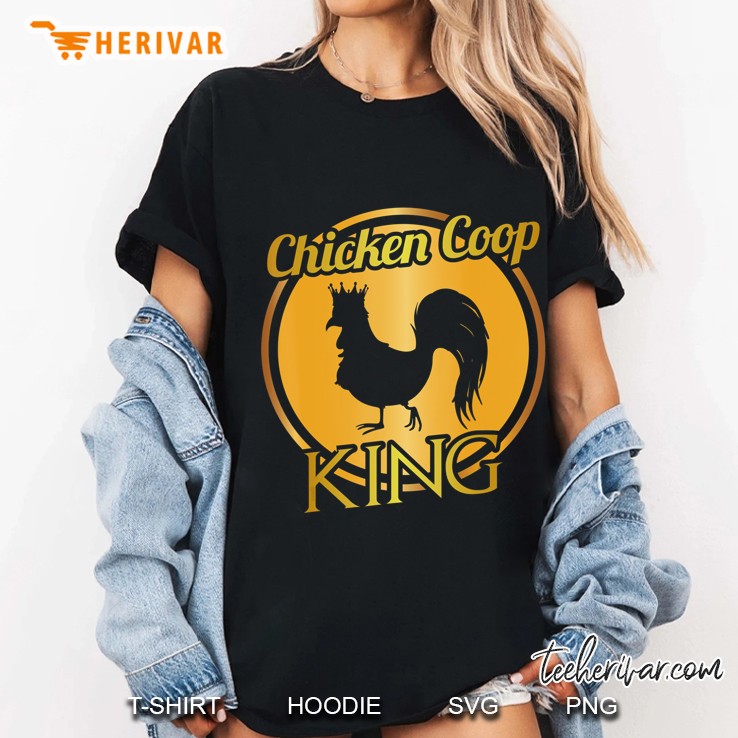 Chicken Coop King Farming Themed Animal Tee Ladies Tee