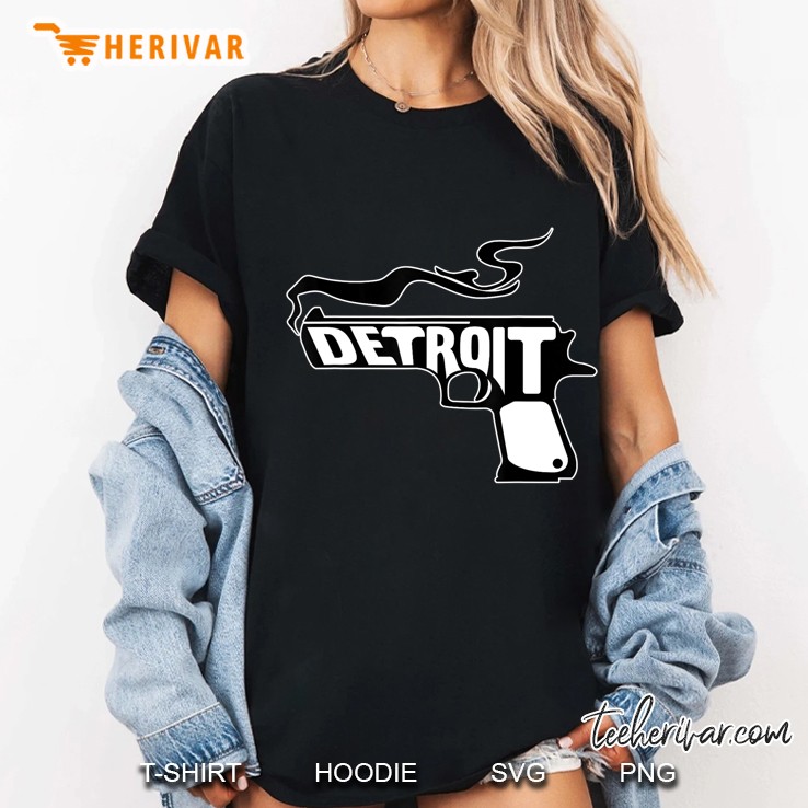 Detroit Smoking Gun Michigan American State Ladies Tee