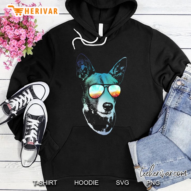 Disco Groovy Basenji Dog Gift Hoodie
