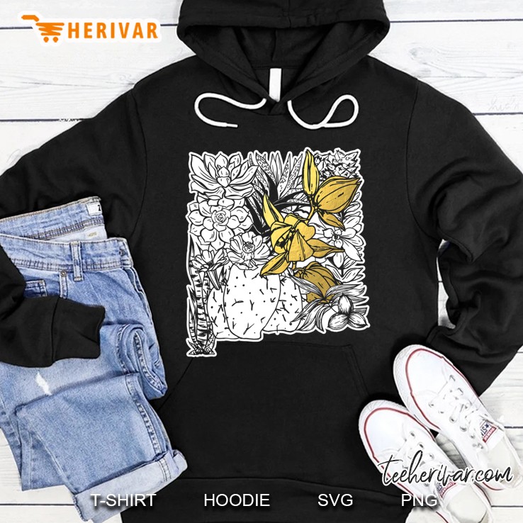 New Mexico Flowers Yucca Cactus Hoodie