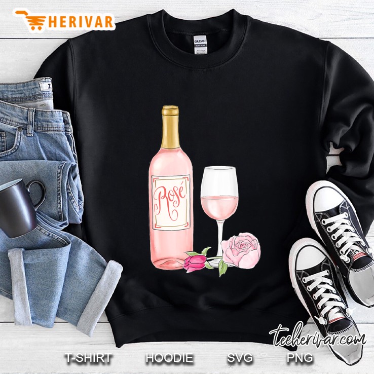 Rose, Wine All Day, Every Day, Romantic Shirt Mugs