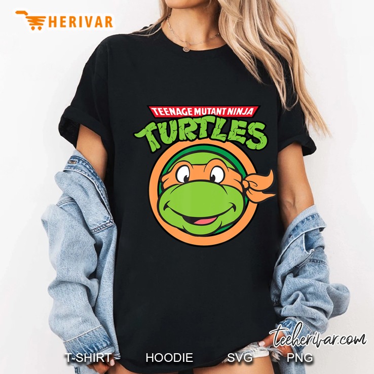 Teenage Mutant Ninja Turtles Smiling Michelangelo Ladies Tee