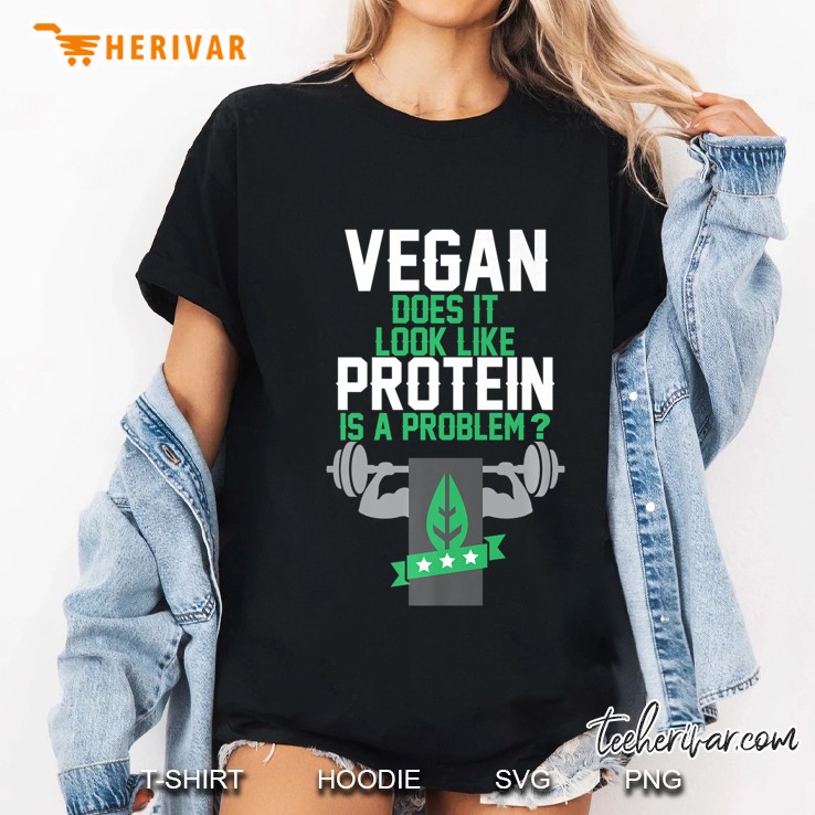 Vegan Protein Tshirt Funny Vegan Weight Lifter & Fitness Tee Ladies Tee