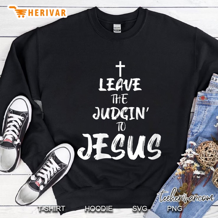 Womens Leave The Judgin' To Jesus Mugs