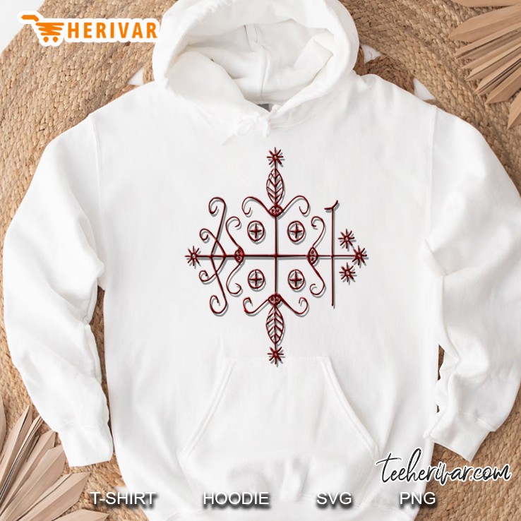Papa Legba Voodoo Veve Occult Hoodie