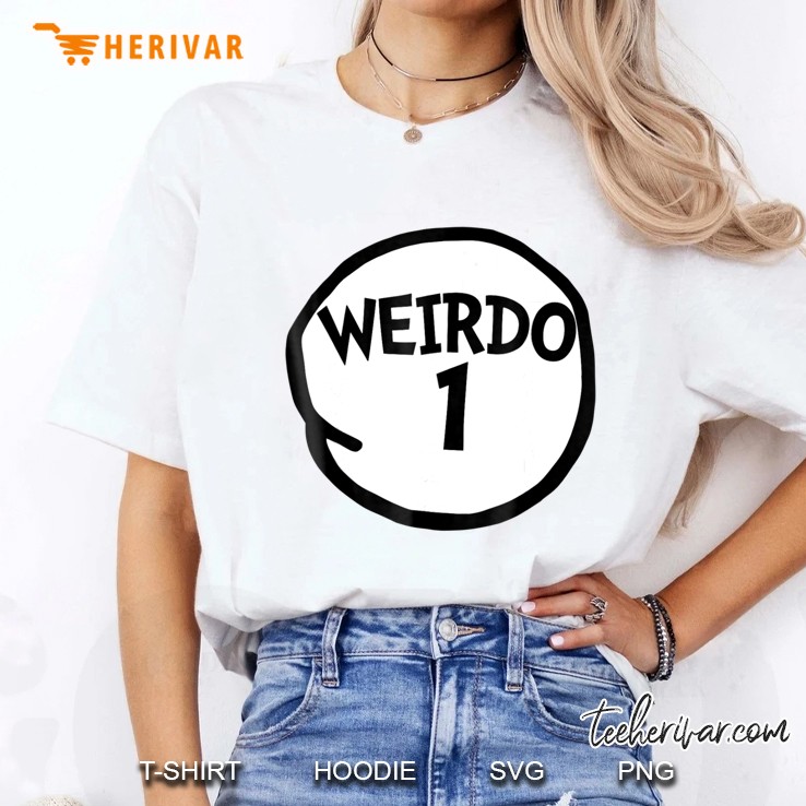 Weirdo 1 Funny Weirdo One Group Ladies Tee