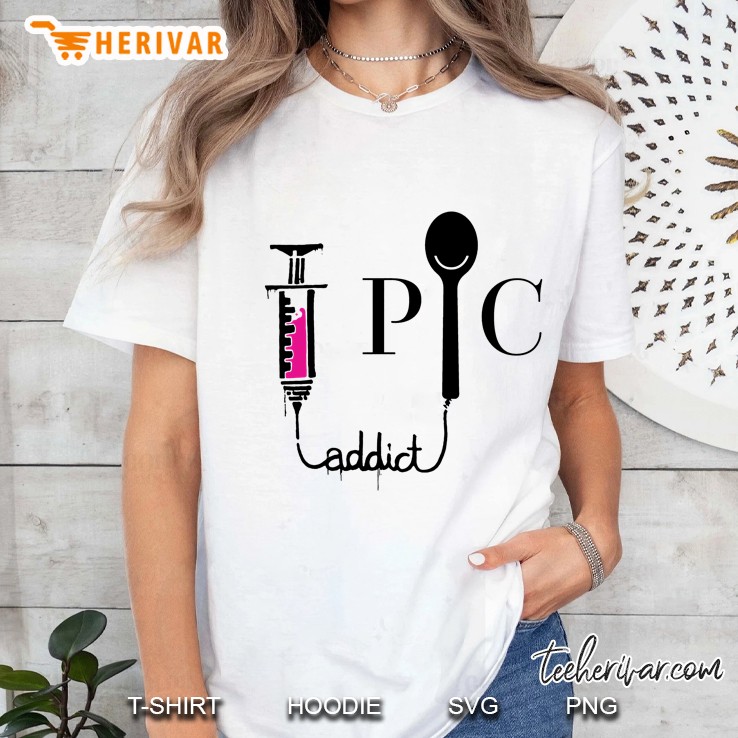 Addict Pc Logo Version Ladies Tee
