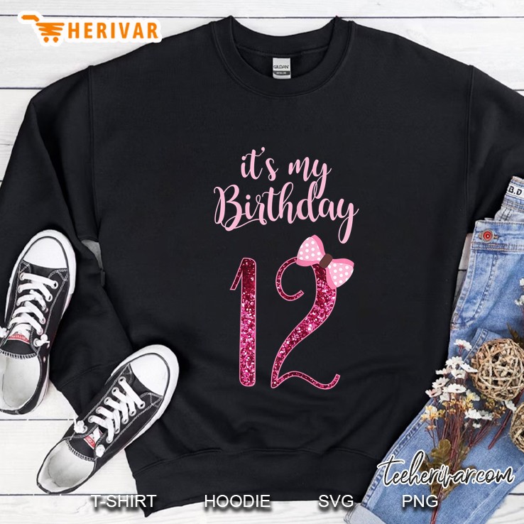 12Th Birthday Cute 12 Years Old Bday Party Sweatshirt