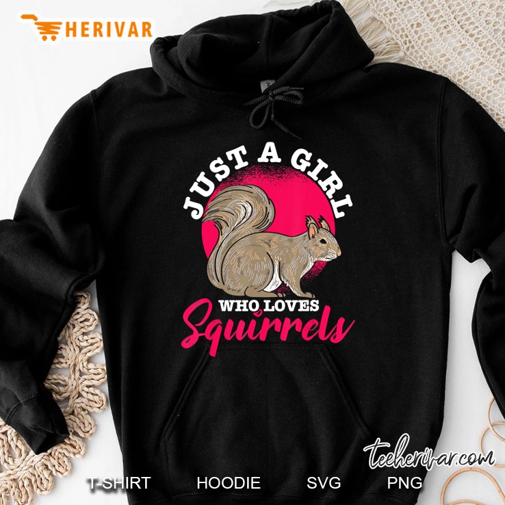 Animal Lover Forest Animal Squirrel Hoodie