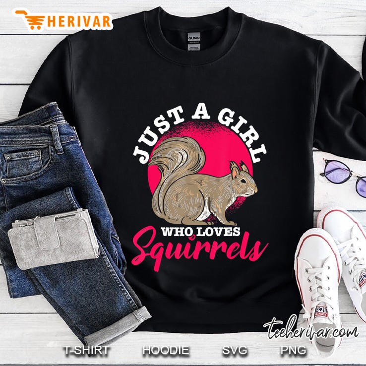 Animal Lover Forest Animal Squirrel Sweatshirt