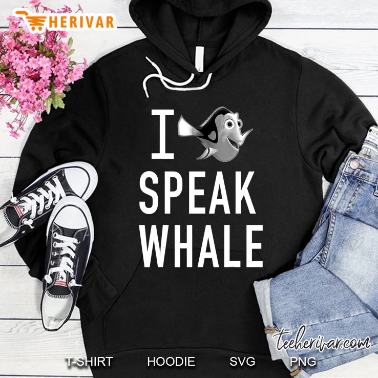 Pixar Finding Dory I Speak Whale Graphic Hoodie