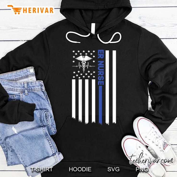 Er Nurse For Women Nursing Er Emt Nurse Tee Hoodie