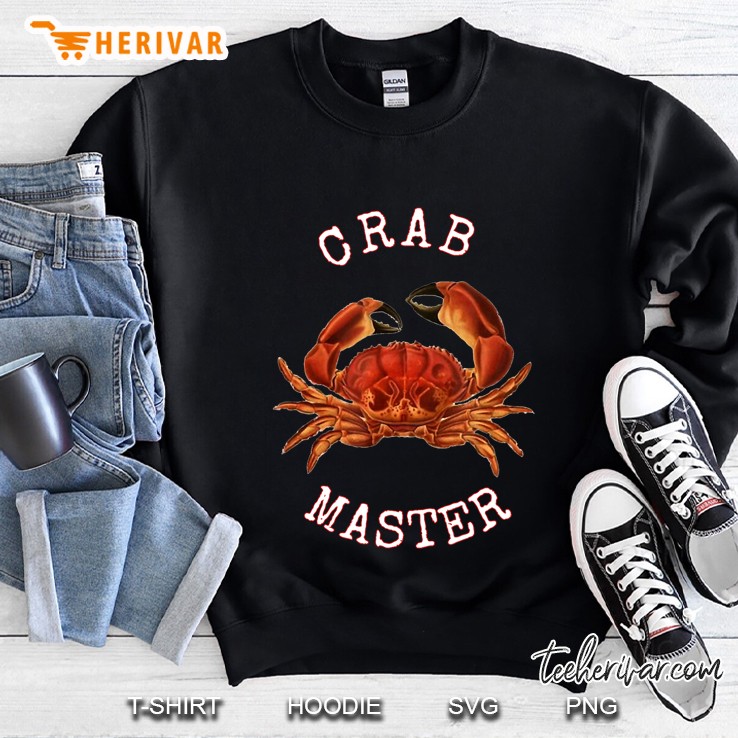 Fun Crab Master I Love Crabbing & Fishing Seafood Hunter Sweatshirt