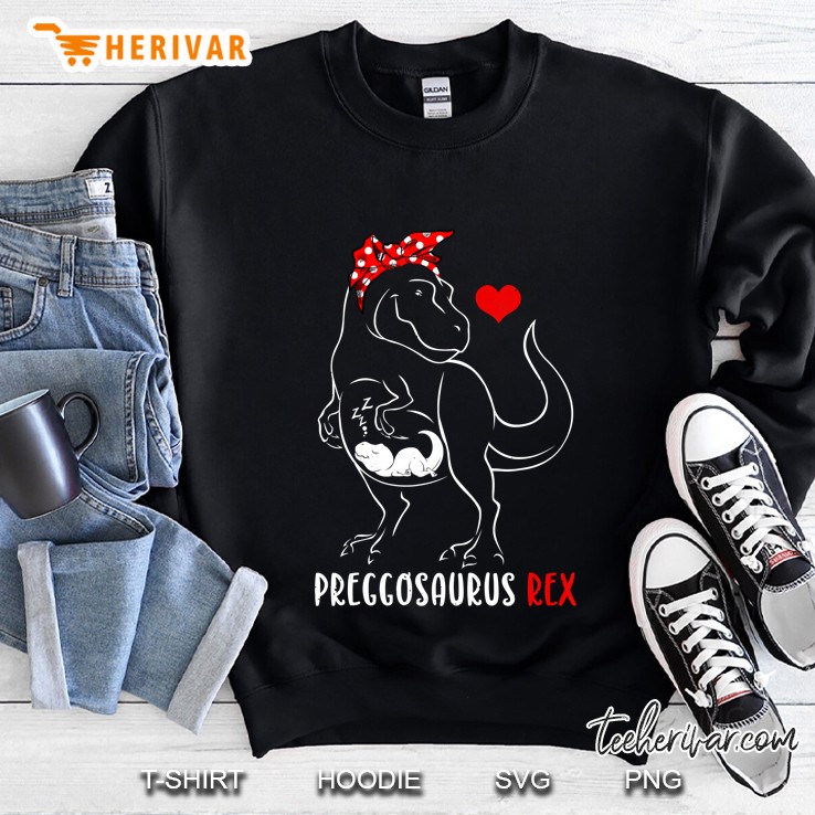 Mamasaurus Pregosaurus Rex Pregnancy Have New Kids Sweatshirt