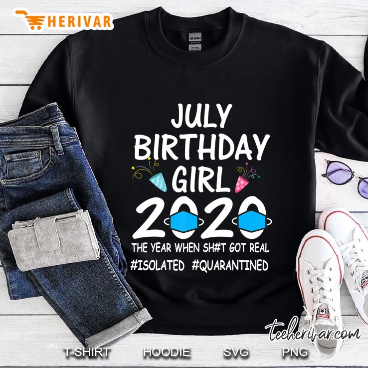 July Girl Birthday Quarantine 2020 Gifts Social Distance Mugs