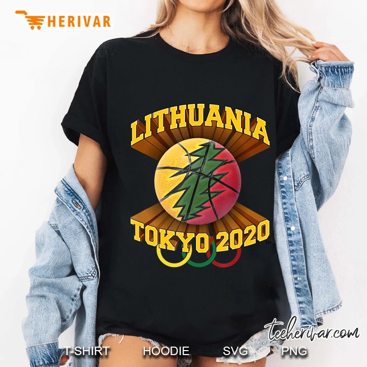 Lithuania Basketball Tokyo Lithuania Strong 2020 Basketball Hoodie